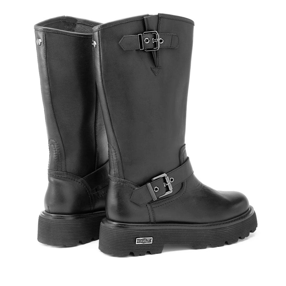 Stivali Alti Donna CULT Slash 4826 in Pelle Nera