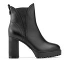 Scarpe Donna CULT Jagger 4847 Stivaletti con Tacco in Pelle Nera