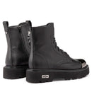Stivali Donna CULT Anfibi Slash Met.Toe 4861 in Pelle Nera