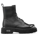 Stivali Donna CULT Anfibi Slash Met.Toe 4861 in Pelle Nera