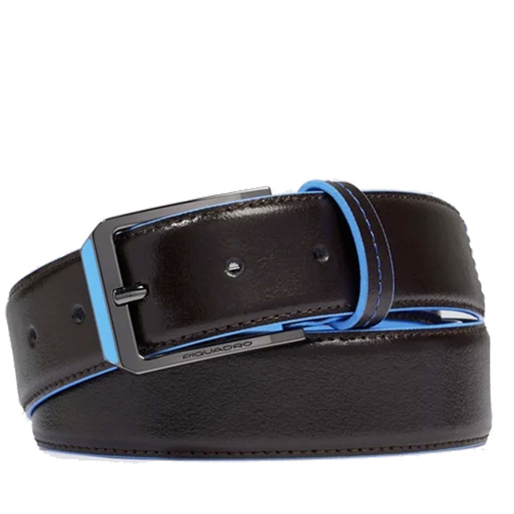 Cintura Uomo PIQUADRO in Pelle Mogano Linea Blue Square - CU6743B2