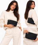 Pochette Donna MANDARINA DUCK linea MD20 in Tessuto Nero
