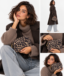 Cosmetic Bag LIU JO in Nylon with All-Over Animal Print