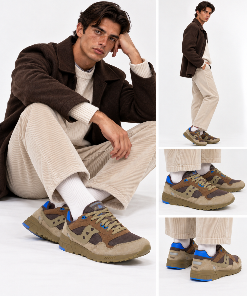 Scarpe Uomo Saucony Sneakers Shadow 5000 Torte - Field