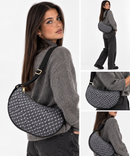 Women's Half-Moon Bag GHERARDINI in Granite Softy Fabric