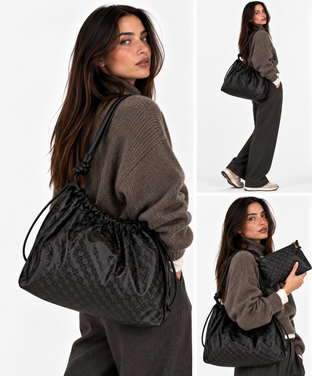 Women's Hobo Bag GHERARDINI in Excalibur Softy Fabric