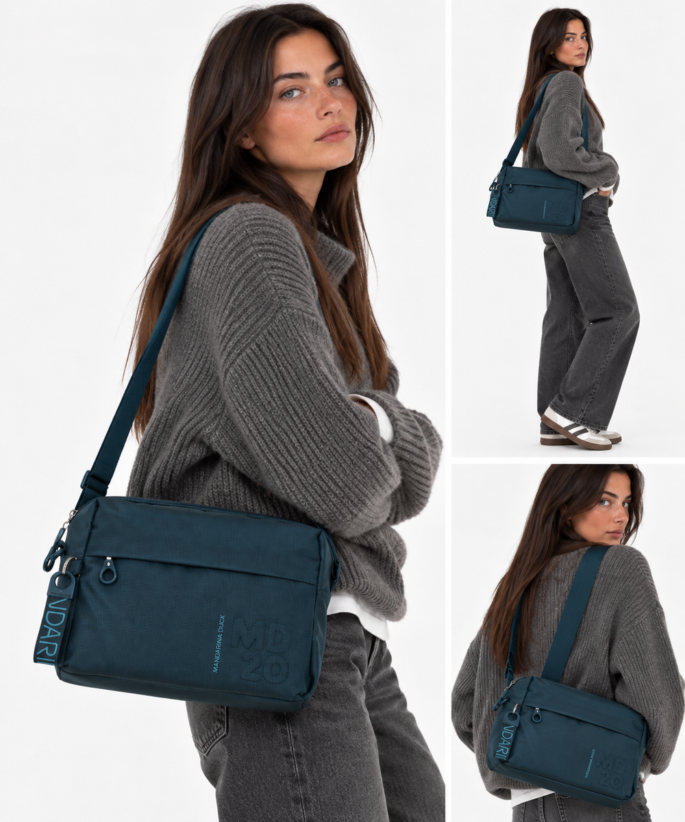 Borsa Donna a Tracolla Media MANDARINA DUCK linea MD20 in Tessuto Starry Night