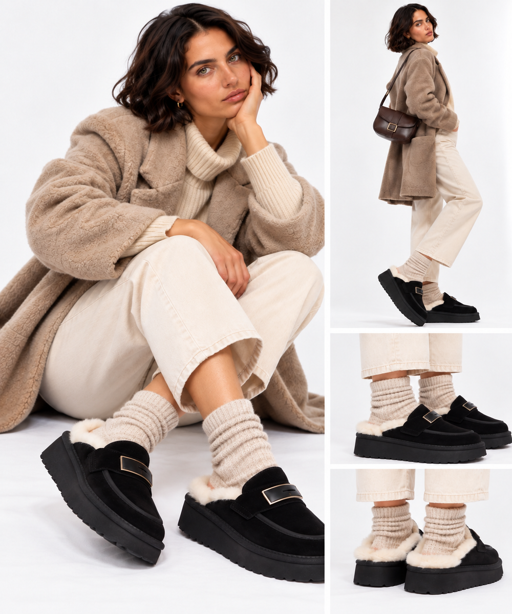 Sabot Donna Imbottiti LIU JO Jil 11 in Suede Nero
