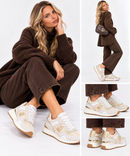 Running Sneakers LIU JO Maxi Wonder Low 02 in White Rope, Suede, Raffia and Leather