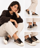 Sneakers Donna GUESS Colore Leopard Linea Carey
