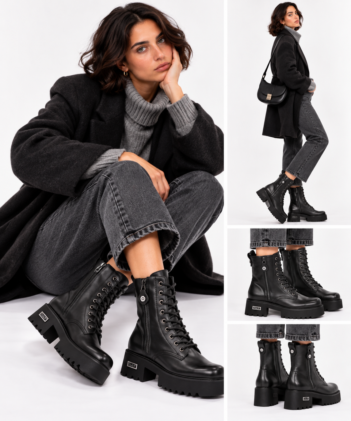 Scarpe Donna CULT Anfibi Cher 4796 Colore Nero