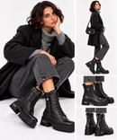 Scarpe Donna CULT Anfibi Cher 4796 Colore Nero