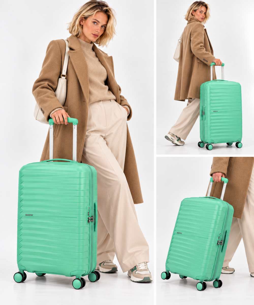 Hardside Expandable Cabin Suitcase 4 Wheels AMERICAN TOURISTER FastForward in Jelly Mint