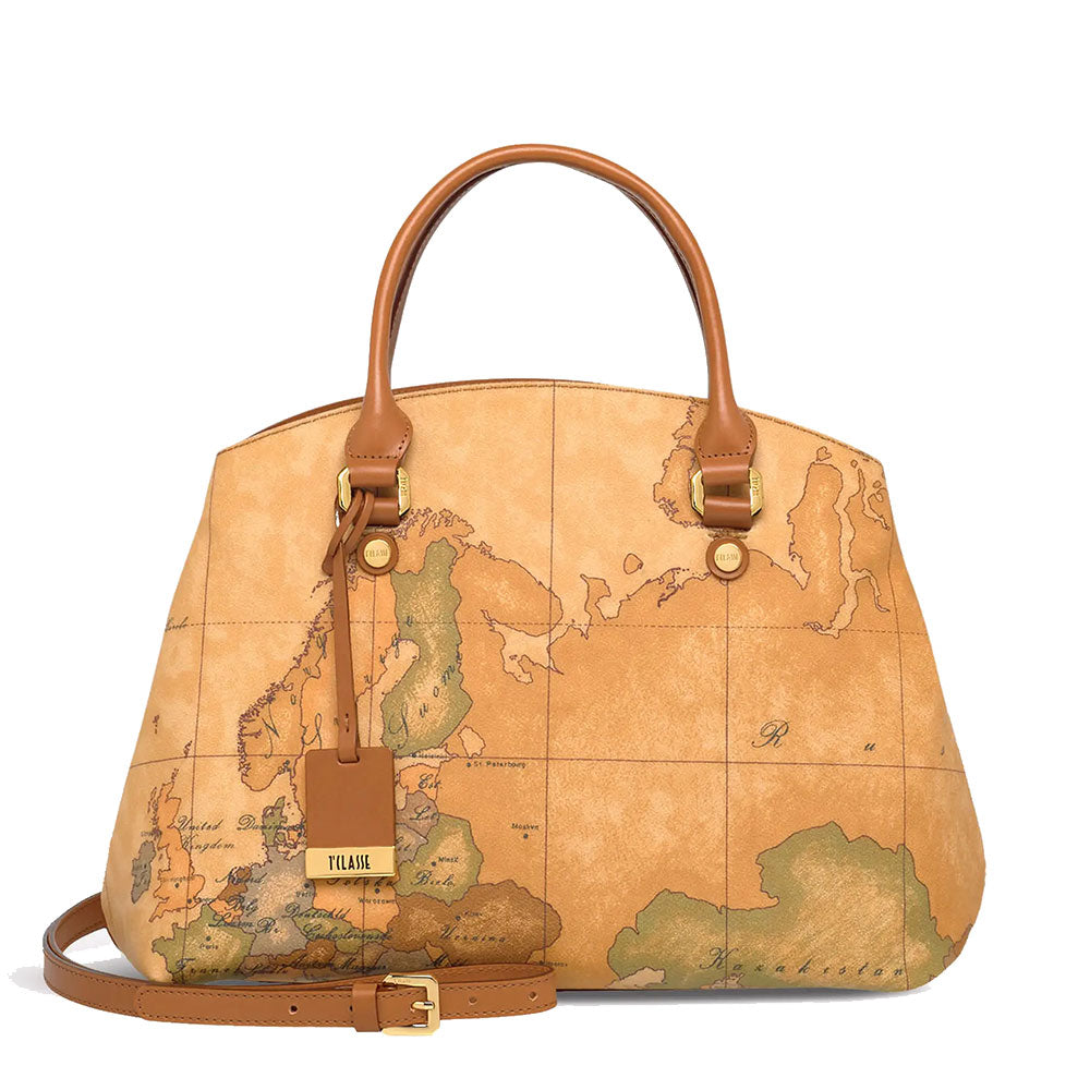 Borsa Donna Due Manici a Mano 1A Classe Alviero Martini linea Geo Classic D075 Made in Italy