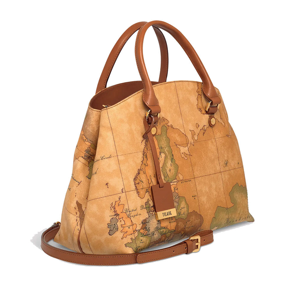 Borsa Donna Due Manici a Mano 1A Classe Alviero Martini linea Geo Classic D075 Made in Italy