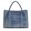 Borsa Donna a Mano con Tracolla GUESS Linea Jodi Colore Denim Multi