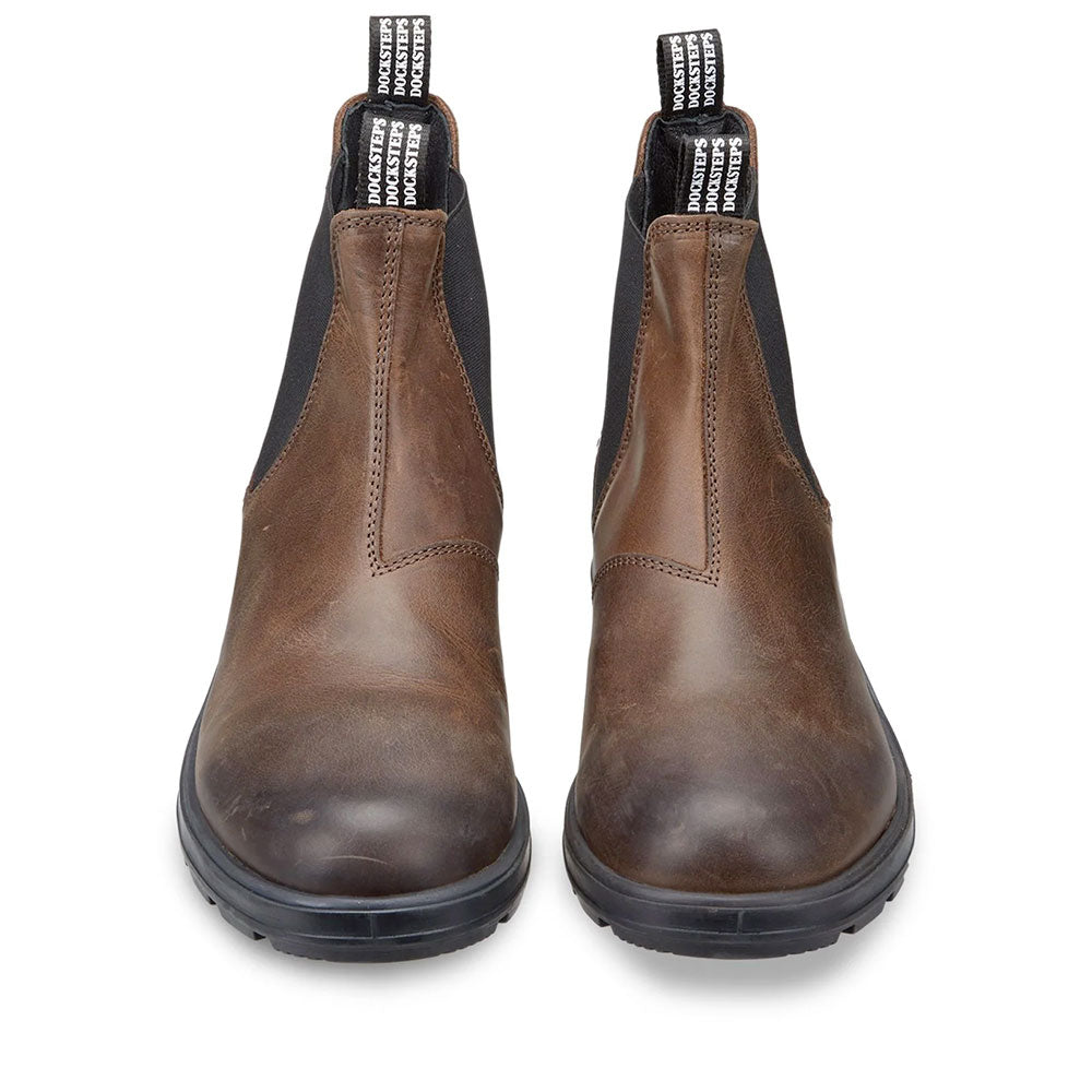 Scarpe Uomo DOCKSTEPS Stivaletti linea Jasper 1302 in Pelle Dark Brown