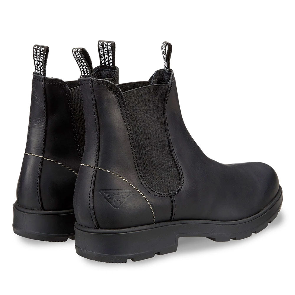 Scarpe Uomo DOCKSTEPS Stivaletti linea Jasper 1302 in Pelle Nera