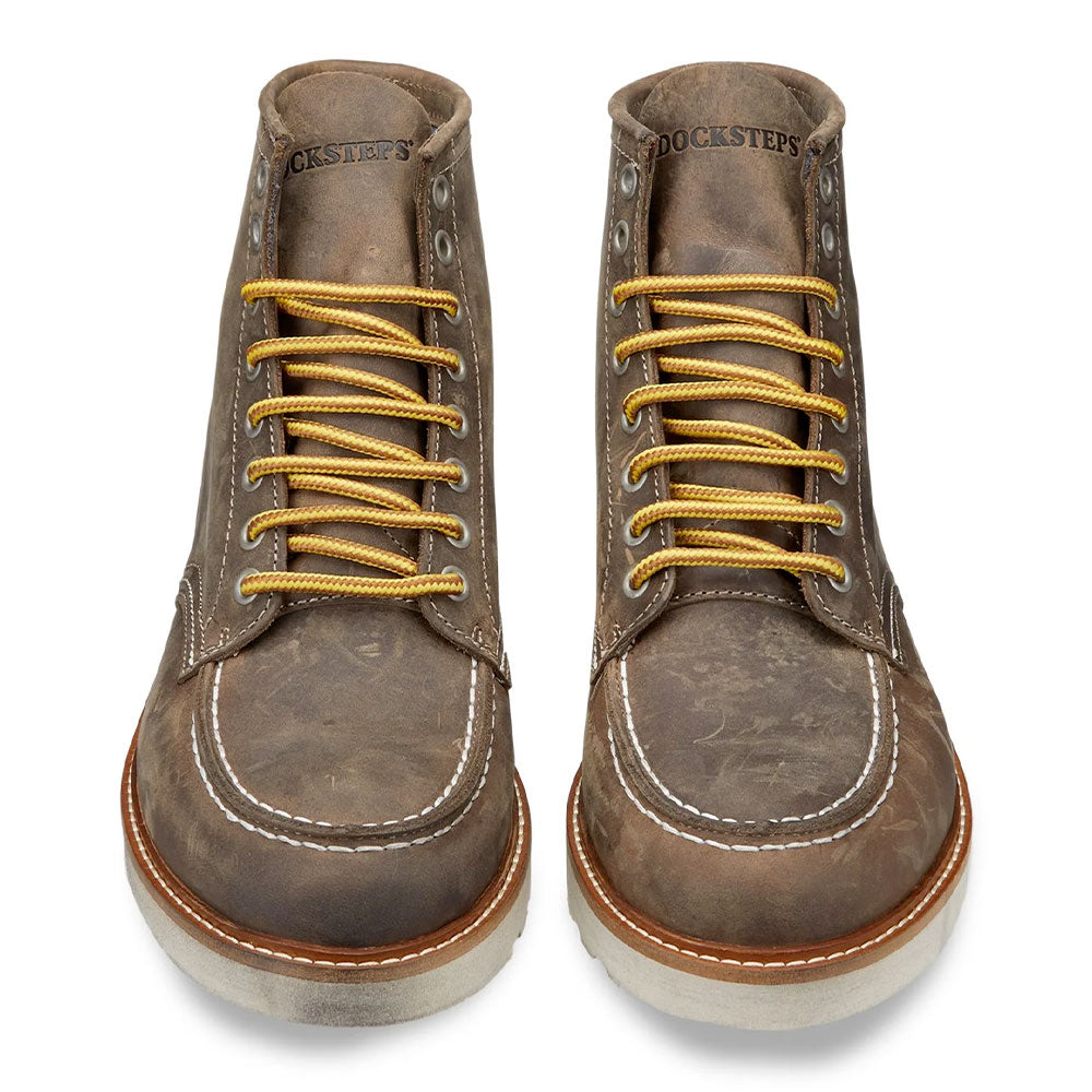 Scarpe Uomo DOCKSTEPS Stivaletti Stringati linea Oakland 1726 in Pelle Mud