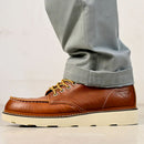 Scarpe Uomo DOCKSTEPS Stivaletti Stringati linea Oakland 1726 in Pelle Brick