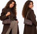 Women's Medium Dark Brown Crossbody Bag VALENTINO BAGS Ocarina - VBS3KK02R