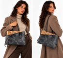 Damen-Henkeltasche 1A Classe ALVIERO MARTINI Modell Geo Mix mit Print Geo Night und Geo Classic LG80