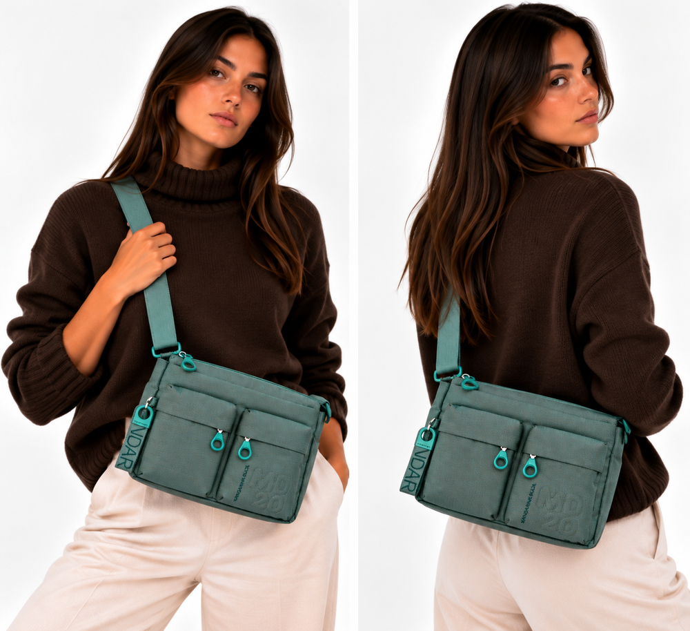 Mandarina Duck MD20 Umhängetasche Damen Emerald
