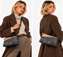 Women's Crossbody Bag 1A Classe ALVIERO MARTINI Geo Mix in Geo Night and Geo Classic Print - LG81