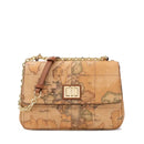 Damen-Umhängetasche mit Klappe und Gehhilfe 1A Classe Alviero Martini Geo Classic Line E034