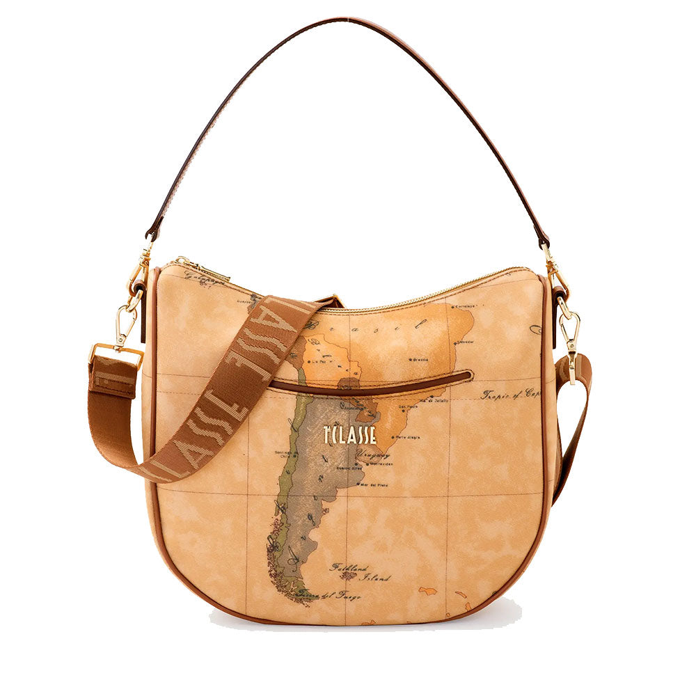 Borsa Donna Mezzaluna a Spalla 1A Classe Alviero Martini linea Geo Classic E068