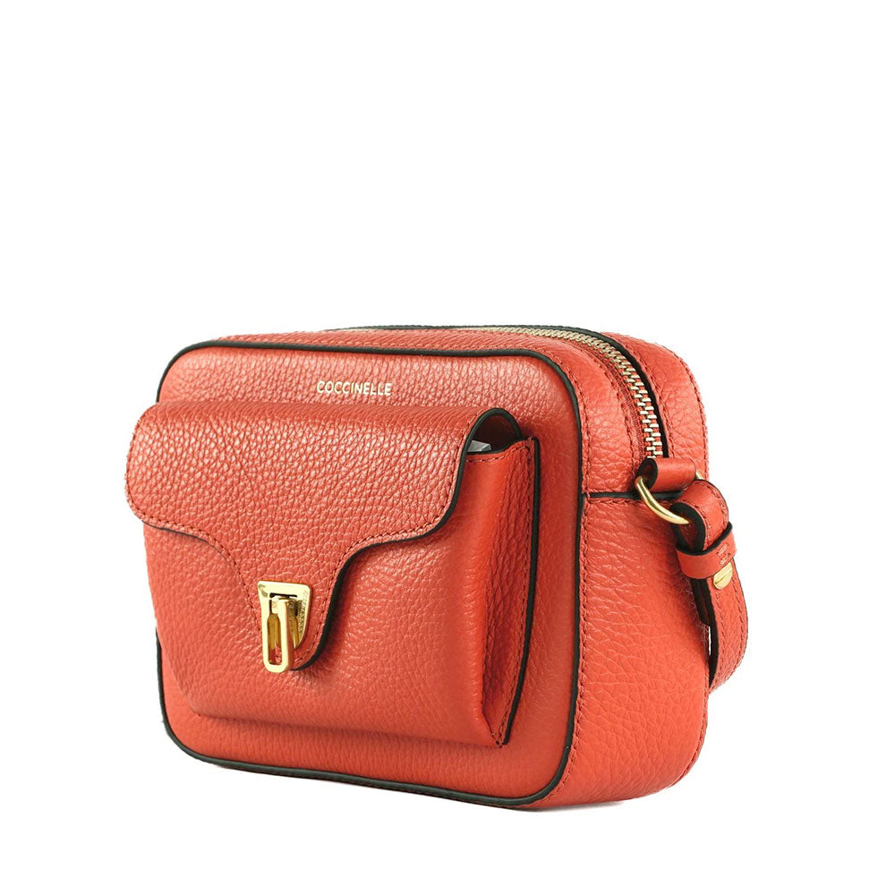 Borsa Donna a Tracolla COCCINELLE linea Beat Soft Mini in Pelle Gazpacho