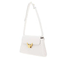 Borsa Donna a Spalla COCCINELLE in Pelle Colore Blanco linea Dew Small