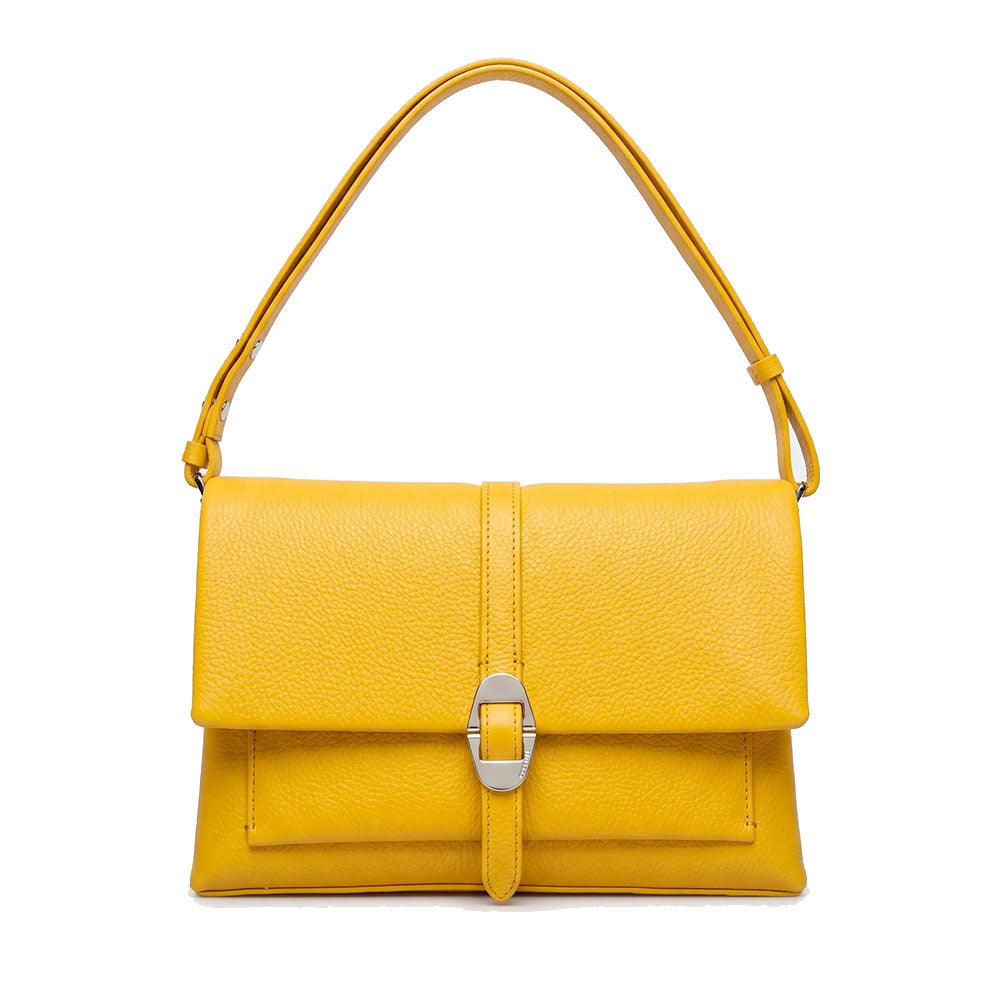 Borsa Donna a Spalla COCCINELLE in Pelle Linea Dorian colore Soleado