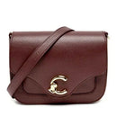 Women's Crossbody Bag COCCINELLE C-Me Small in Berry Grained Leather