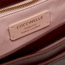 Women's Crossbody Bag COCCINELLE C-Me Small in Berry Grained Leather