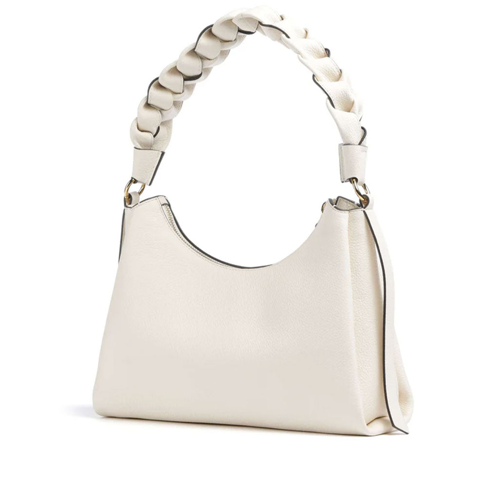 Borsa Donna a Spalla COCCINELLE in Pelle linea Boheme Small colore Pearl- Cognac