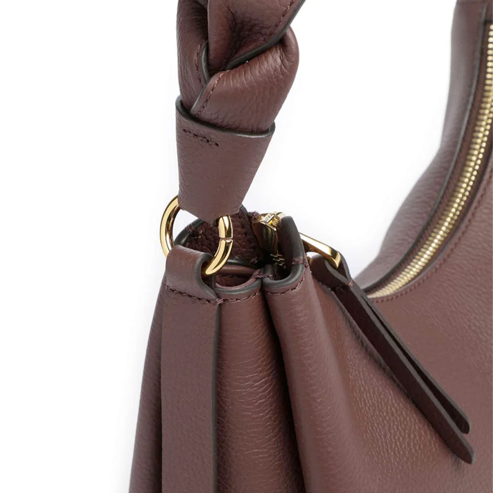 Borsa Donna a Spalla COCCINELLE in Pelle linea Boheme Small colore Berry - Winter Rose