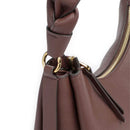Borsa Donna a Spalla COCCINELLE in Pelle linea Boheme Small colore Berry - Winter Rose