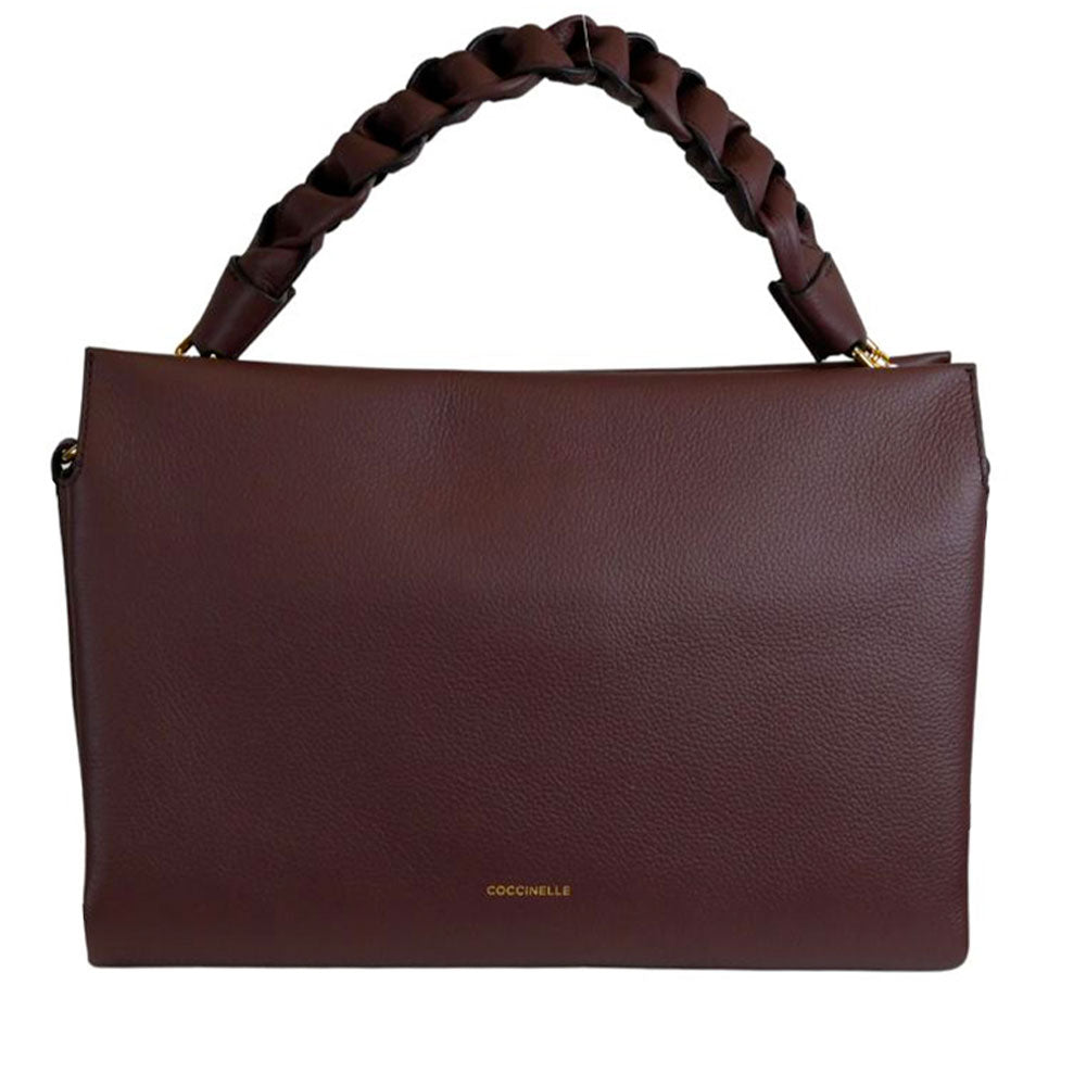 Borsa Donna a Mano COCCINELLE in Pelle linea Boheme Medium colore Berry - Winter Rose