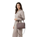 Borsa Donna a Mano COCCINELLE linea Boheme Small in Pelle Berry - Winter Rose