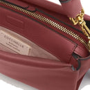 COCCINELLE Boheme Small Damenhandtasche aus Brandy Leder - Grenadine Red