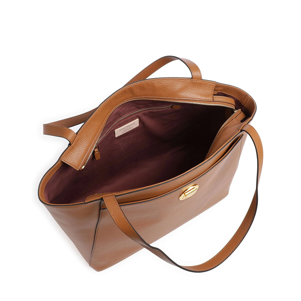 Borsa Donna Shopping COCCINELLE Linea Liya in Pelle Cuir