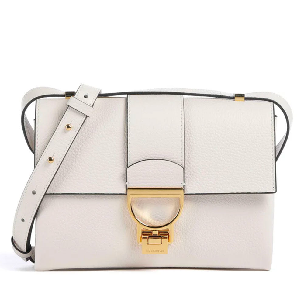 Borsa Donna a Tracolla COCCINELLE in Pelle Linea Arlettis colore Blanco