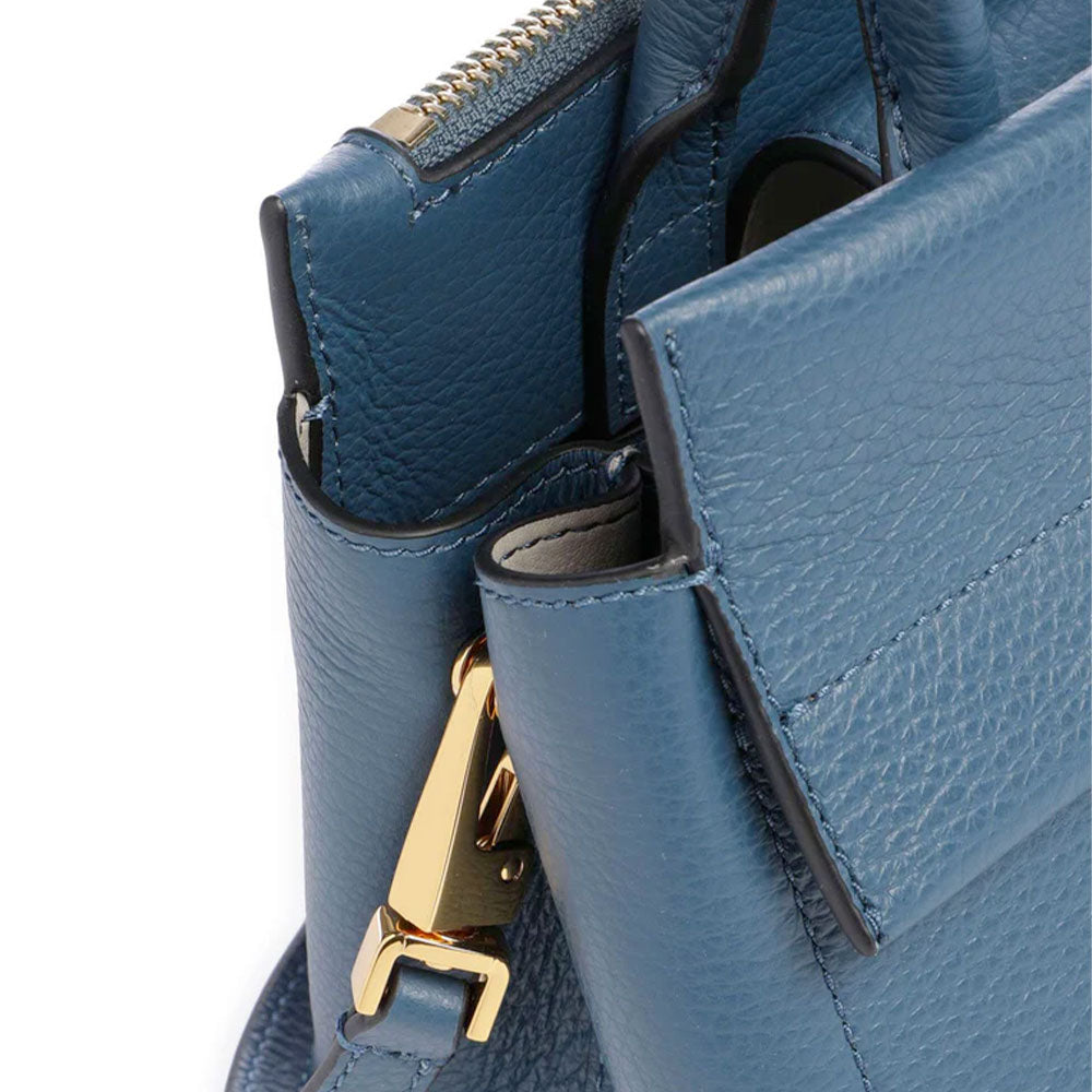 Borsa Donna a Mano COCCINELLE in Pelle linea Arlettis Colore Deep Blue Misura Piccola