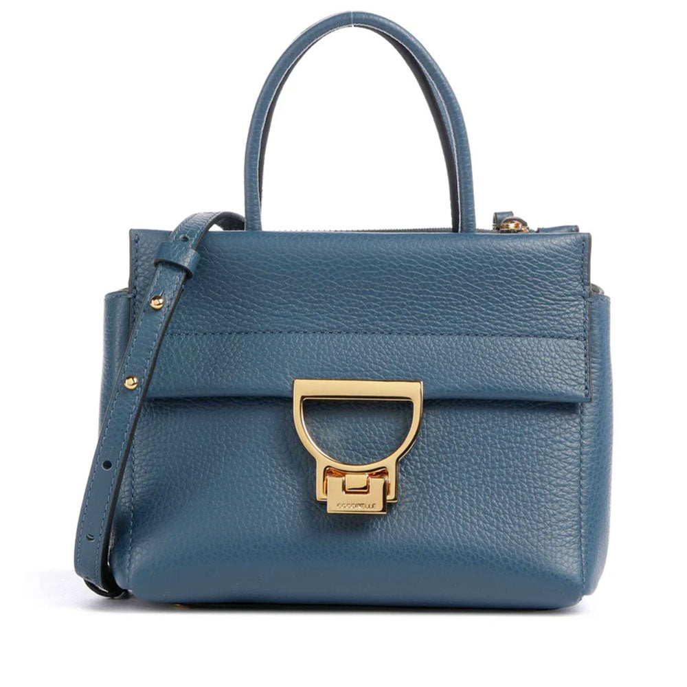 Borsa Donna a Mano COCCINELLE in Pelle linea Arlettis Colore Deep Blue Misura Piccola