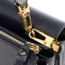 Borsa Donna a Mano con Tracolla COCCINELLE Linea Arlettis in Pelle colore Midnight Blue