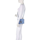Borsa Donna a Mano con Tracolla COCCINELLE Linea Arlettis in Pelle colore Azul