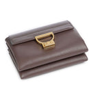 Borsa Donna a Mano con Tracolla COCCINELLE Linea Arlettis in Pelle colore Brunette