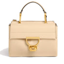 Borsa Donna a Mano con Tracolla COCCINELLE Linea Arlettis in Pelle colore Betulla