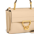 Borsa Donna a Mano con Tracolla COCCINELLE Linea Arlettis in Pelle colore Betulla